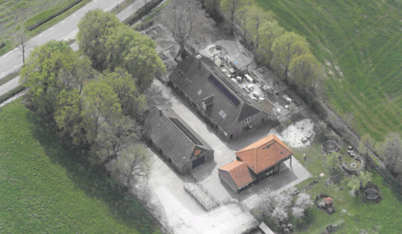 Een boerderij in het buitengebied van gemeente Leusden